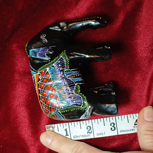 Handmade painted boho elephant decor - Picture 9 of 11